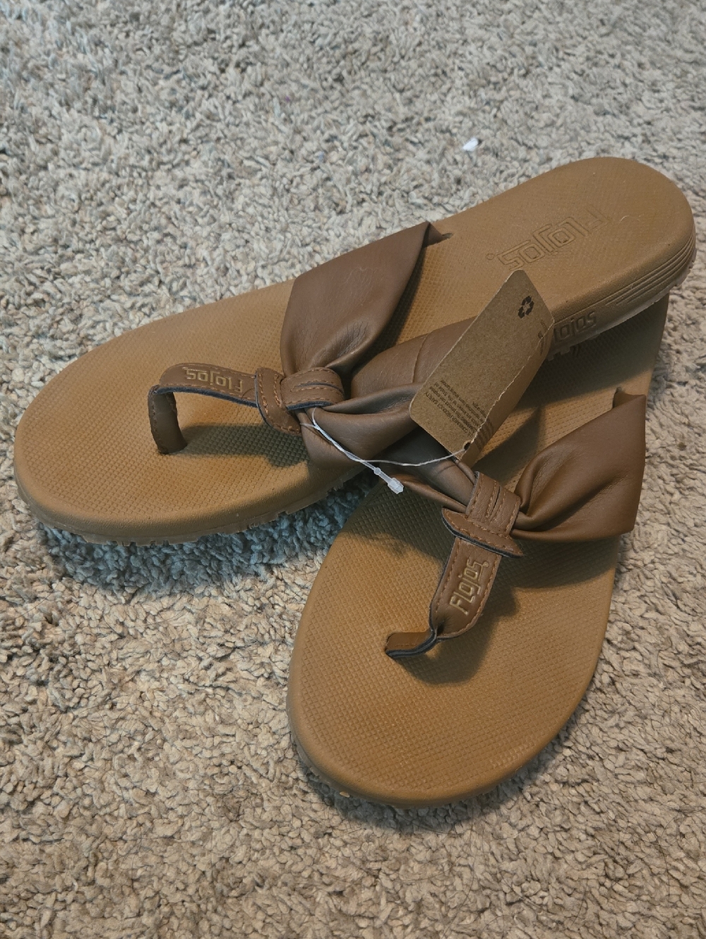 Brown Flojos Flip-flops
